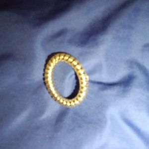 A gold bracelet
